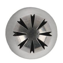 Load image into Gallery viewer, FineDecor Russian Piping Tip, Round Shape Cake Decoration Nozzle Cream Icing Tip Stainless Steel Nozzle Cream Puff Decor Pastry Icing Tool, 1 psc(E1)