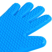 Load image into Gallery viewer, FineDecor Cooking Oven Heat Resistant Rubber Silicone Kitchen Hand Gloves Pack Of 1 Pair - FD 3400