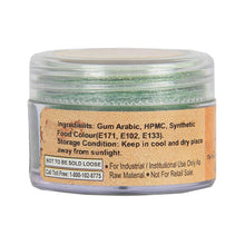 Load image into Gallery viewer, Glint Edible Luster Dust ( Green ), 5g | Pearl Dust | Edible Sparkle Dust | Edible Product for Cake Decor | Glittering Shiner Dust | Green - 5g