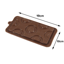 Load image into Gallery viewer, FineDecor Silicone Mould Designed Chocolate Bar Shape Mould | Candy Mould | Jelly Mould | Baking Silicon Bakeware Mold |FD 3534