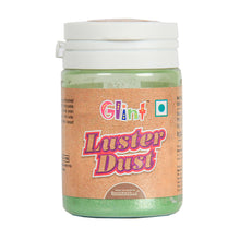 Load image into Gallery viewer, Glint Edible Luster Dust ( Green ), 10g | Pearl Dust | Edible Sparkle Dust | Edible Product for Cake Decor | Glittering Shiner Dust | Green - 10g