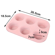 Load image into Gallery viewer, FineDecor 5 Pc Premium NonStick Coating Bakeware Set,Carbon Steel Pan with Removable Base Round & Square Pan,Muffin Pan,Loaf Pan Kitchen-FD 3120-Pink