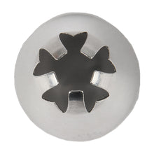 Load image into Gallery viewer, FineDecor Large Piping Tip, Stainless Steel Icing Piping Nozzle Tip, Cake Decorating Tools Cream Puff Decor Pastry Icing Tool for Baker, 1psc (C13)