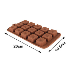 Load image into Gallery viewer, Finedecor Silicone Square Shape Chocolate Mould - FD 3151, (15 Cavities)
