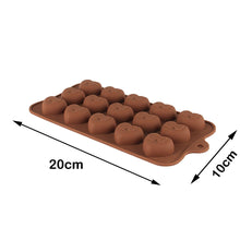 Load image into Gallery viewer, Finedecor Silicone Butterfly On Heart Shape Chocolate Mould - FD 3139, (15 Cavities)