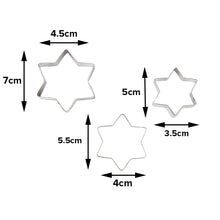 Load image into Gallery viewer, FineDecor Cookie Cutter Stainless Steel Cookie Cutter Set (Heart Shape, Round Shape, Star Shape, Flower Shape) (12 Pieces) - FD 3101