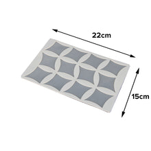 Load image into Gallery viewer, FineDecor Square Diamond Pattern Silicone Chocolate Garnishing Mould (6 Cavity), Garnishing Sheet For Chocolate And Cake Decoration, FD 3544