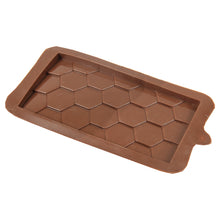 Load image into Gallery viewer, FineDecor Silicone Mould Honey Comb Chocolate Bar Shape Mould | Candy Mould | Jelly Mould | Baking Silicon Bakeware Mold |FD 3531