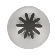 Load image into Gallery viewer, FineDecor Large Piping Tip, Stainless Steel Icing Piping Nozzle Tip, Cake Decorating Tools Cream Puff Decor Pastry Icing Tool for Baker, 1psc (B33)