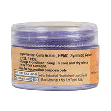 Load image into Gallery viewer, Glint Edible Luster Dust ( Violet ), 5g | Pearl Dust | Edible Sparkle Dust | Edible Product for Cake Decor | Glittering Shiner Dust | Violet - 5g