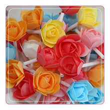 Load image into Gallery viewer, Foodecor Professionals Wafer Flowers (Rose with Stick)- 25pcs -BV 2802