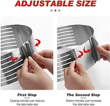 Load image into Gallery viewer, FineDecor Cake Slicer Adjustable Cake Rings 7-Layer Cake Cutter Stainless Steel Accessories, 6-8 inch Round Cake Mousse Ring Mold FD 3294