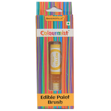 Load image into Gallery viewer, Colourmist Edible Paint Brush With Vibrant Colour Paint ( Yellow ) | Food Colour Paint Brush For Dessert | 1pc