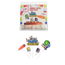 Load image into Gallery viewer, LET'S PARTY - CAKE TOPPER - CRICKET THEME PACK - LP 2952