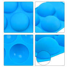 Load image into Gallery viewer, FineDecor Semi Sphere Silicone Non Stick Molds, 5 Cavity Chocolate Mould, Baking Mold for Making Hot Chocolate Bombs,Cake,Jelly,Dome Mousse (FD 3185)