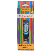 Load image into Gallery viewer, Colourmist Edible Paint Brush With Vibrant Colour Paint ( Turquoise ) | Food Colour Paint Brush For Dessert | 1pc
