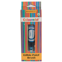 Load image into Gallery viewer, Colourmist Edible Paint Brush With Vibrant Colour Paint ( Turquoise ) | Food Colour Paint Brush For Dessert | 1pc