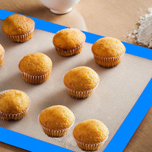Load image into Gallery viewer, FineDecor Non-Stick Silicone Baking Mat (23.6*15.8inch)/(60*40cm) Baking Sheet Rolling Dough Mat Cake,Cookie,Macaron, WHITE (BIG) FD 3390