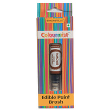 Load image into Gallery viewer, Colourmist Edible Paint Brush With Vibrant Colour Paint ( Brown ) | Food Colour Paint Brush For Dessert | 1pc