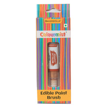 Load image into Gallery viewer, Colourmist Edible Paint Brush With Metallic Paint ( Metallic Copper ) | Food Colour Paint Brush For Dessert | 1pc
