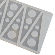 Load image into Gallery viewer, FineDecor Triangle Shape Chocolate Garnishing Sheet For Chocolate And Cake Decoration With 3 Dots Design Silicone Garnishing Mould (8 Cavity),FD 3358