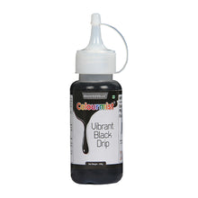 Load image into Gallery viewer, Colourmist Cake Decorating Drip ( Vibrant Black ), Edible Vibrant Colour Drip ( Black ), 100 gm
