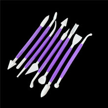 Load image into Gallery viewer, FineDecor Sugar Craft Modeling Tools, Fondant Sculpting Tools, Cake Decorating Tools, Kit for Clay Ceramic Pottery Shaping (8 Pcs X 1 Set) FD 3411