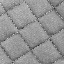 Load image into Gallery viewer, FineDecor Large Professional Cotton Oven Mitt with Quilted Lines, Heat Resistant, Flexible Oven Hand Gloves, Grey, 1 Pair, 32 cm* 15 cm (FD 3061)