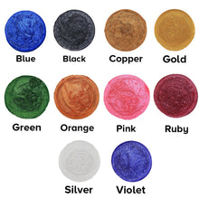 Load image into Gallery viewer, MetaGlo Cake Decorating Drip "Vibrant Violet" Edible Sparkling Drip ( Violet ), 100 gm