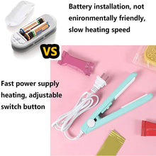 Load image into Gallery viewer, FineDecor Portable Multi Functional Hand Press Plastic Mini Heat Sealing Machine Sealer for Food Saver Storage Plastic Bags, FD 2989