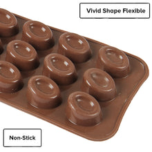 Load image into Gallery viewer, FineDecor Silicone Mould Toffee Shape Mould | Candy Mould | Jelly Mould | Bakeware Mold | Soap Wax Flexible Baking Mould (15 Cavity) - FD 3521