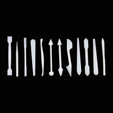 Load image into Gallery viewer, FineDecor 12pcs Set Sugar Crafts Modeling Tool Pottery Carving Tools for Shaping and Sculpting for Fondant and Gum Paste - (12 Pcs X 1 SET) - FD 2659