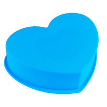 Load image into Gallery viewer, FineDecor Silicone Bakeware Heart Cake Pan/Cake/Jelly/Pudding/Mousse making Mould (Microwave-Oven-Freezer-Dishwasher Safe Re-Useable), FD 3184