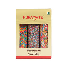 Load image into Gallery viewer, Puramate Combo Pack - Vanilla Whipped Cream Powder & Rainbow Decoration Sprinkles, 100g Each
