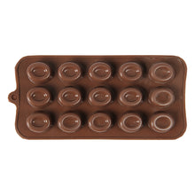 Load image into Gallery viewer, FineDecor Silicone Mould Toffee Shape Mould | Candy Mould | Jelly Mould | Bakeware Mold | Soap Wax Flexible Baking Mould (15 Cavity) - FD 3521