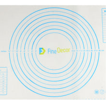 Load image into Gallery viewer, FineDecor Dough Measuring Mat (15.8*11.8inch)/(40*30cm), Non-Stick Silicone Rolling Baking Mat for Cookie, Macarons, Bread and Pastry (SMALL)-FD 3392