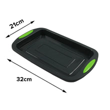 Load image into Gallery viewer, FineDecor 5 psc Premium NonStick Silicone Bakeware Set, Non Stick Doughnut Pan, Muffin Pan, Loaf Pan, Round & Square Pan Kitchen Tool, FD 3401, Black