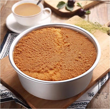 Load image into Gallery viewer, FineDecor Premium Aluminium Cake Pan/Mould Removable Bottom, Round Shape (6 inch diameter * 3 inch height), FD 3024