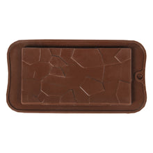 Load image into Gallery viewer, FineDecor Silicone Mould Cracked Chocolate Bar Shape Mould | Candy Mould | Jelly Mould | Baking Silicon Bakeware Mold | FD 3533