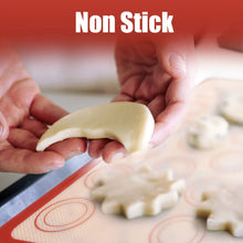 Load image into Gallery viewer, FineDecor Silicone Macaron Baking Mat Sheet (16.5*11.4 inch)/(42*29 cm), Non-Stick Baking Sheet Cookie Liner (SMALL) - FD 3396