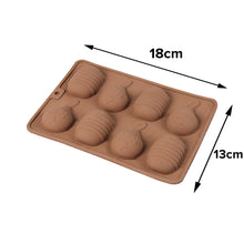 Load image into Gallery viewer, FineDecor Silicone Mould Diwali Crackers Shape Mould | Candy Mould | Jelly Mould | Baking Silicon Bakeware Mold (8 Cavity) - FD 3523