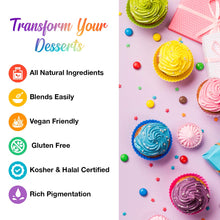 Load image into Gallery viewer, CHEFMASTER - NATURAL LIQUA GEL - ASSORTED KIT - (10 GM X 4 BOTTLES X 1 KIT)