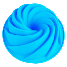 Load image into Gallery viewer, FineDecor Nonstick Silicone Bundt Cake Pan, Nonstick Fluted Cake Mould Baking Pan for Cake, Jello, Bread and More Baked Goods FD 3189