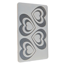 Load image into Gallery viewer, FineDecor Heart Shape Chocolate Garnishing Sheet For Chocolate And Cake Decoration (4 Cavity),FD 3357