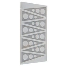 Load image into Gallery viewer, FineDecor Triangle Shape Chocolate Garnishing Sheet For Chocolate And Cake Decoration With 3 Dots Design Silicone Garnishing Mould (8 Cavity),FD 3358