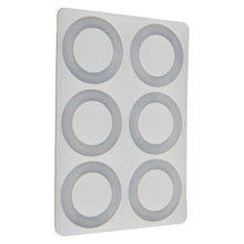 Load image into Gallery viewer, FineDecor Circle Pattern Silicone Chocolate Garnishing Mould (6 Cavity), Ring Pattern Chocolate Garnishing Mould,FD 3353