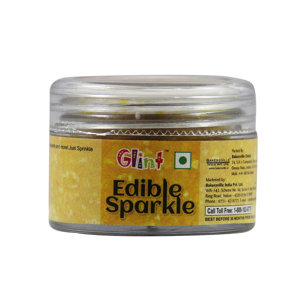 Glint Edible Sparkle (Yellow), 5g