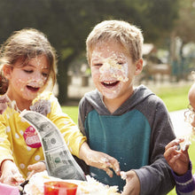 Load image into Gallery viewer, FineDecor Cake Birthday Photo Reel Cake Box, Money Box Set, Birthday Cake Topper and Transparent Bags for Birthday Party Cake Decorations (FD 3371)