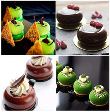 Load image into Gallery viewer, FineDecor Semi Sphere Shape Silicone Mousse Cake Mould, 3D Silicone Baking Mould, Dessert Mould for Pastry Chocolate Truffle, FD 3166 (8 Cavity)