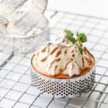 Load image into Gallery viewer, FineDecor Perforated Round Shape Tart Ring - Stainless Steel Tart Ring for Baking - Cake Mousse Ring Mold - 3 Pieces Set ( 2.5", 3", 4" ) - FD 3309